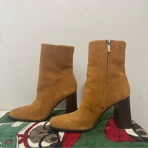 Sam Edelman Tan Suede Ankle Boots